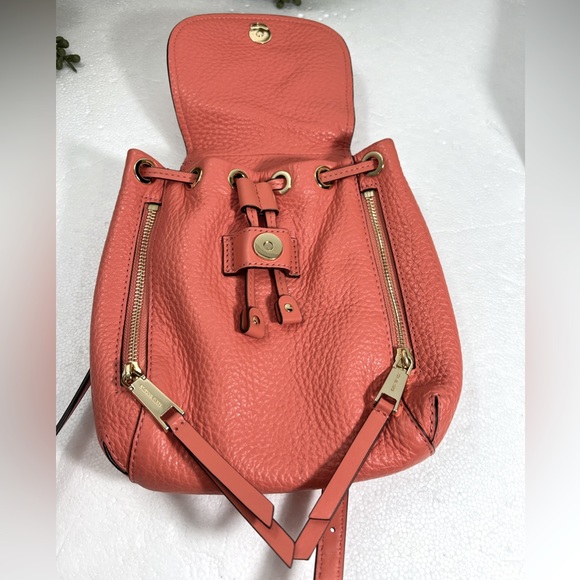 🌸 MICHAEL KORS VIV EXTRA SMALL CONVERTIBLE PEBBLE LEATHER ZIP BACKPACK 🎒 - Picture 6 of 12